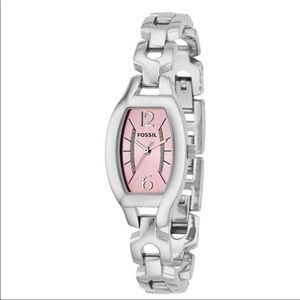 Fossil Stainless Steel Pink Analog Watch